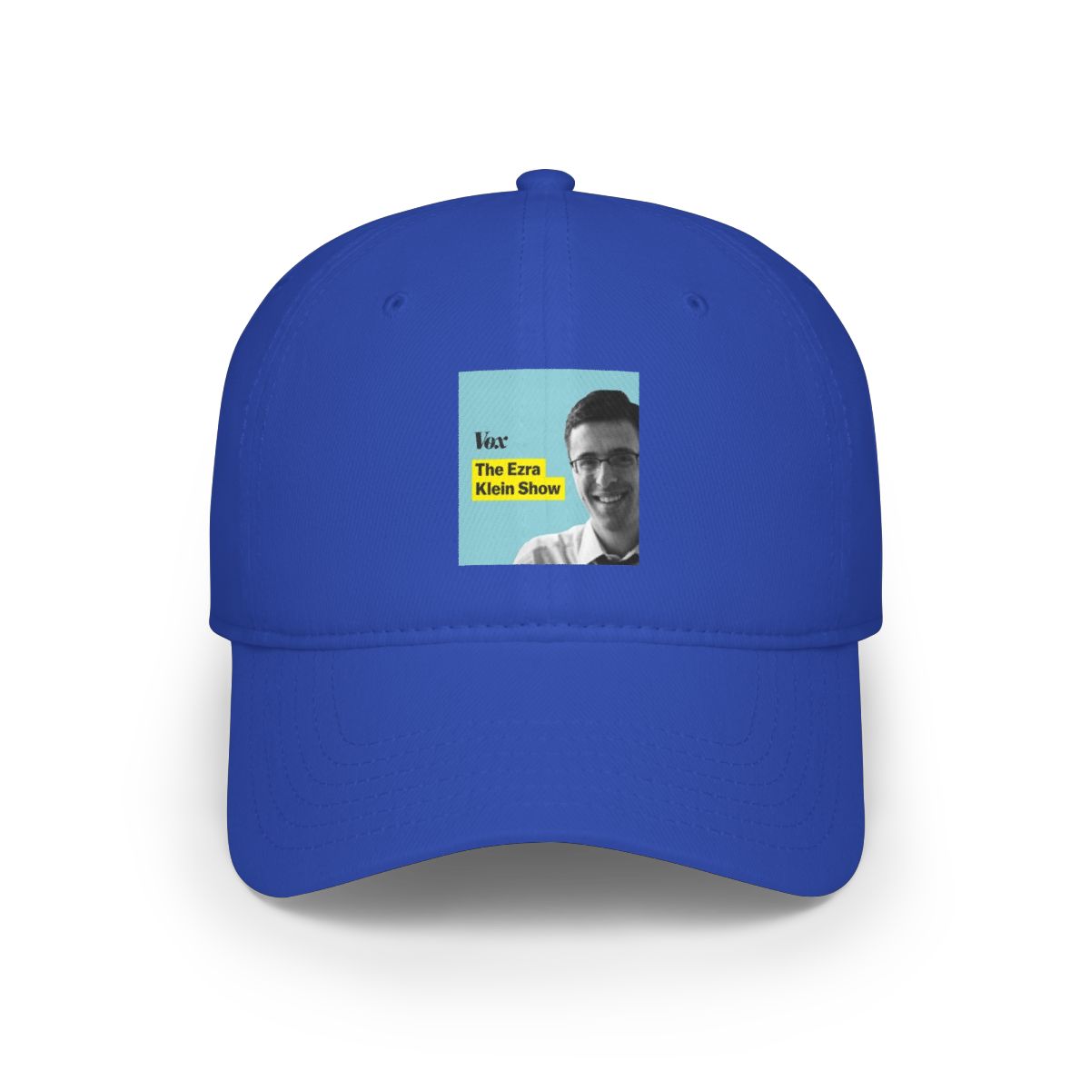 The Ezra Klein Show Photo Baseball Cap | Podcast Logo Cap The Ezra Klein Show - alternate angle 2, merchandise