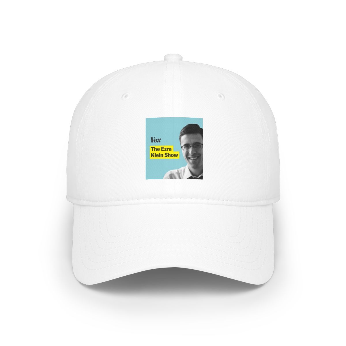 The Ezra Klein Show Photo Baseball Cap | Podcast Logo Cap The Ezra Klein Show - alternate angle 1, merchandise