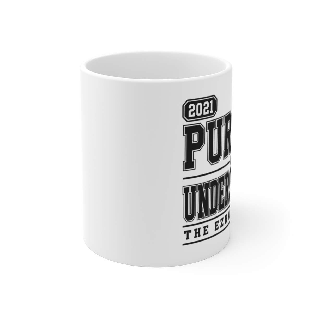 The Ezra Klein Show "Pursuit of Understanding" White Mug - alternate angle 1, merchandise