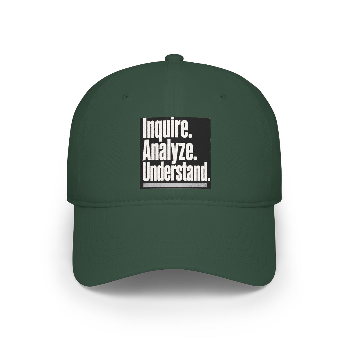 The Ezra Klein Show "Inquire. Analyze. Understand." Hat - alternate angle 5, merchandise
