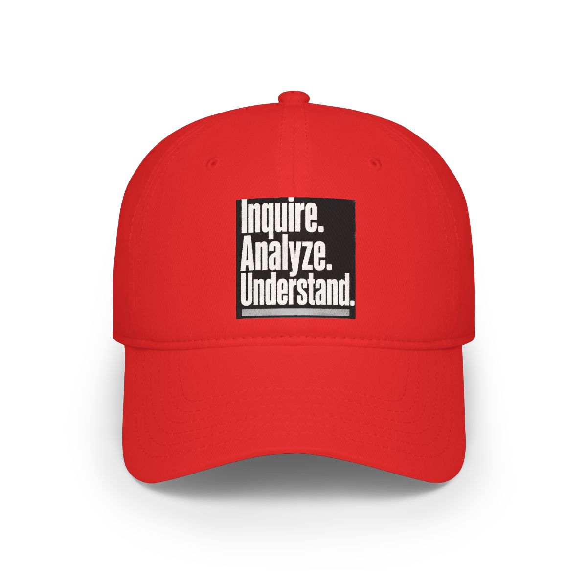 The Ezra Klein Show "Inquire. Analyze. Understand." Hat - alternate angle 2, merchandise