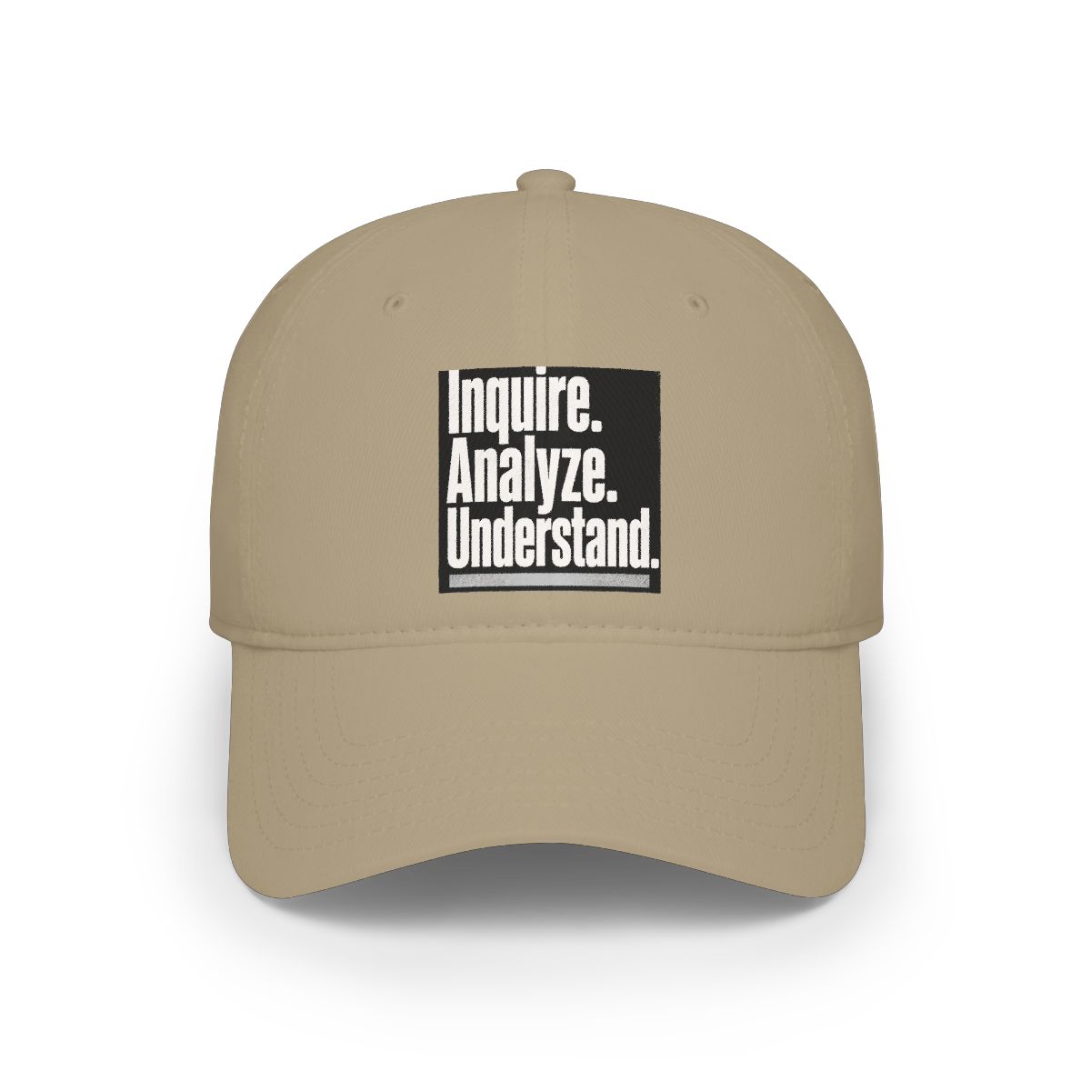 The Ezra Klein Show "Inquire. Analyze. Understand." Hat - alternate angle 4, merchandise