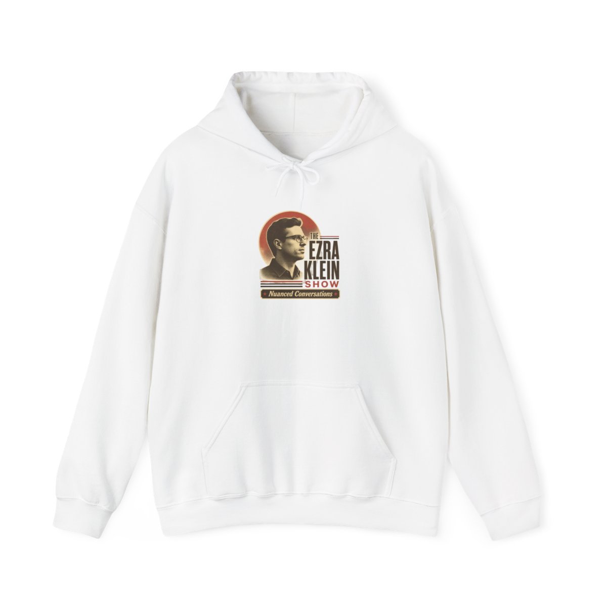 The Ezra Klein Show "Nuanced Conversations" Hoodie - alternate angle 2, merchandise
