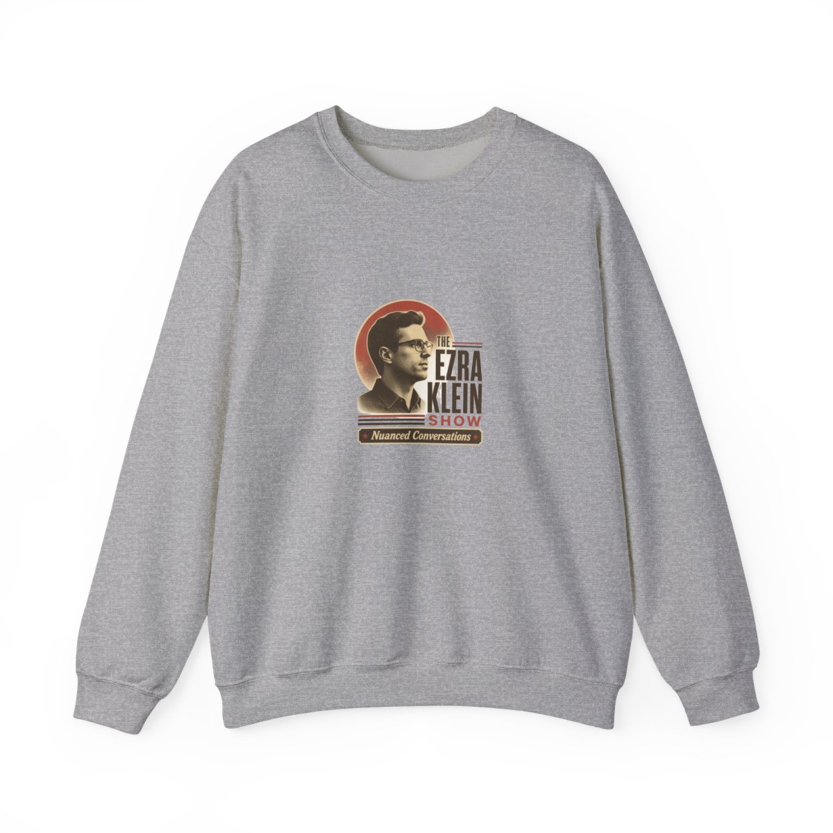 The Ezra Klein Show "Nuanced Conversations" Crewneck - alternate angle 2, merchandise