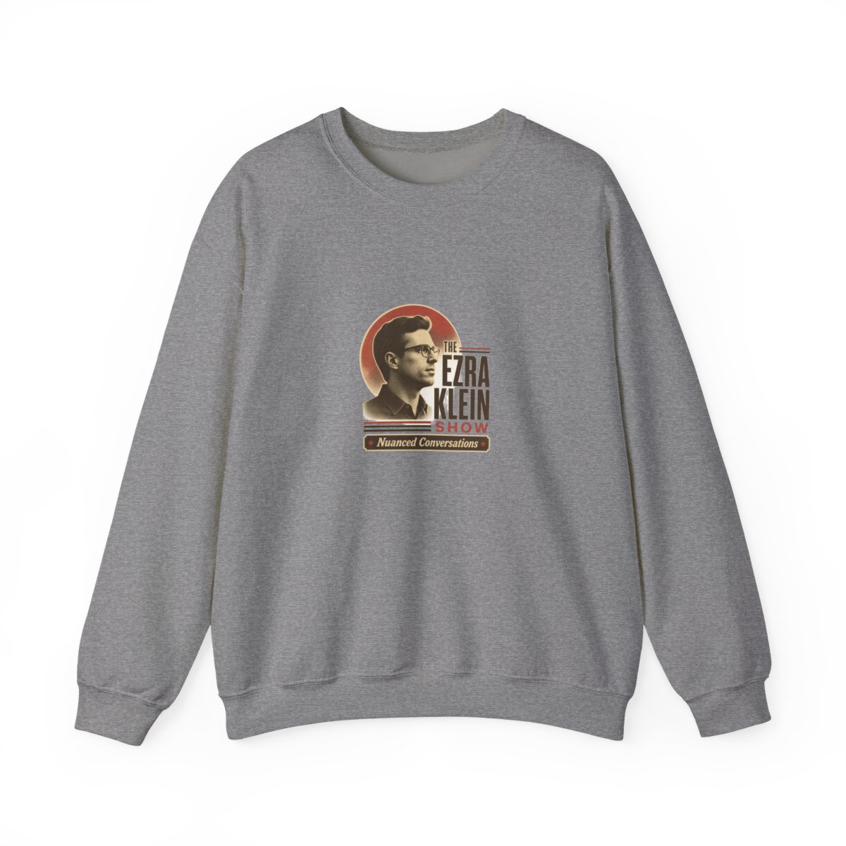 The Ezra Klein Show "Nuanced Conversations" Crewneck - alternate angle 3, merchandise